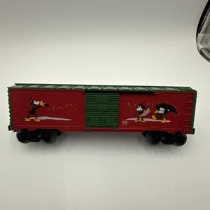 LIONEL O GAUGE DISNEY MICKEY'S HOLIDAY EXPRESS CHRSTIMAS BOXCAR 6-36298 - EX+ - Imagen 1 de 17