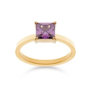 Anello Donna LIU JO LJ2436M18 18 Dorato Viola - Foto 1 di 2
