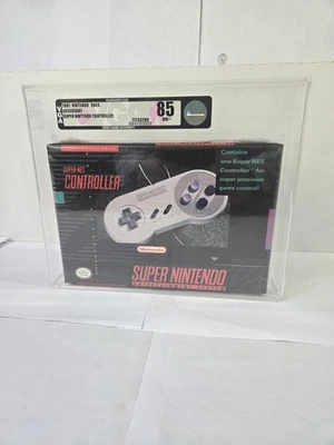 SNES Super Nintendo Controller New Sealed VGA Grade 85 Very Rare NIB NM+ - Image 1 of 4