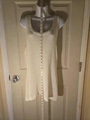 Top de punto sin mangas XL para mujer de Joan VASS Foto 1 de 4