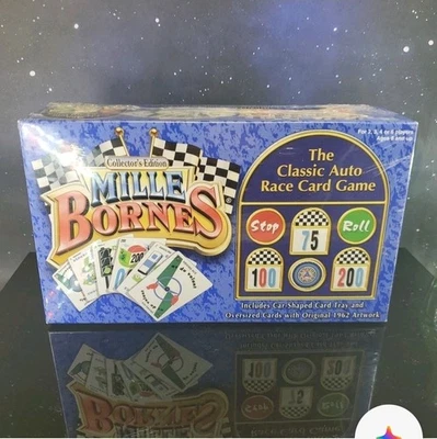 MILLE BORNES Collectors Edition The Classic Auto Race Card Game 2003 NEW SEALED  - Image 1 of 3