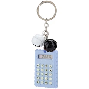 Cute Bell Cookie Style 8 Digits Electronic Mini Portable Calculator Keychain - Bild 1 von 12