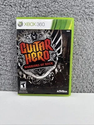 Guitar Hero: Warriors of Rock (Microsoft Xbox 360, 2010) CIB Completo Probado Foto 1 de 4