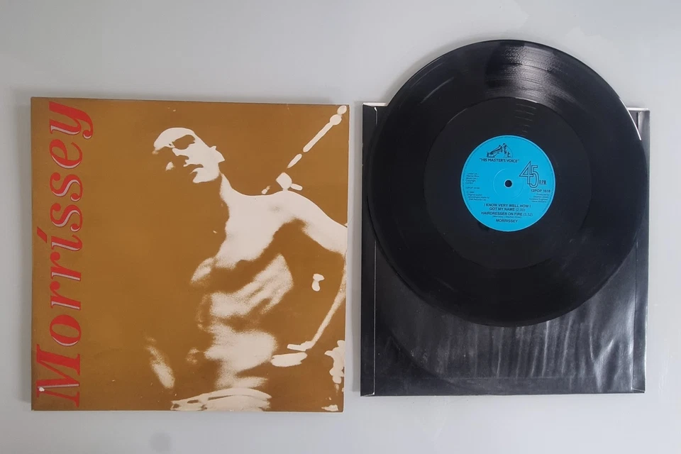 MORRISSEY - SUEDEHEAD - UK 1ST PRESS 12" (1988) W/INNER 12POP1618 - VG+/EX - Image 1 of 2