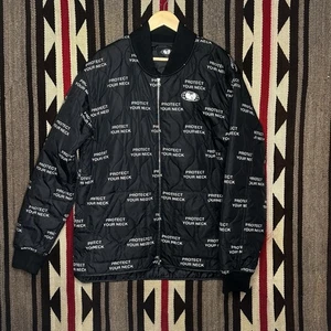 wu wear Wutang Jacke Protect Your Neck Schwarz Full Zip Herren Gr. XL Gebraucht  - Bild 1 von 3