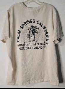 Camiseta Forever 21 + 3x para mujer California Palm Springs - Imagen 1 de 4