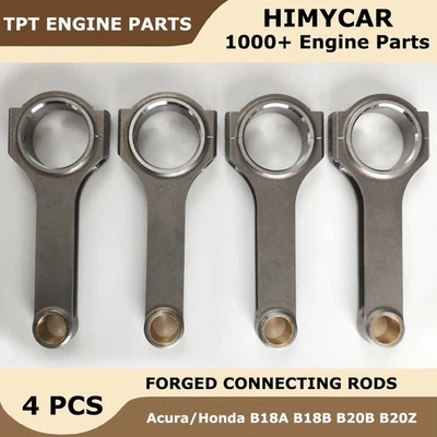 H Beam Forged Rods Fit Acura/Honda Integra LS CRV B18 B18A B18B B20B B20Z 5.394 - Image 1 of 4