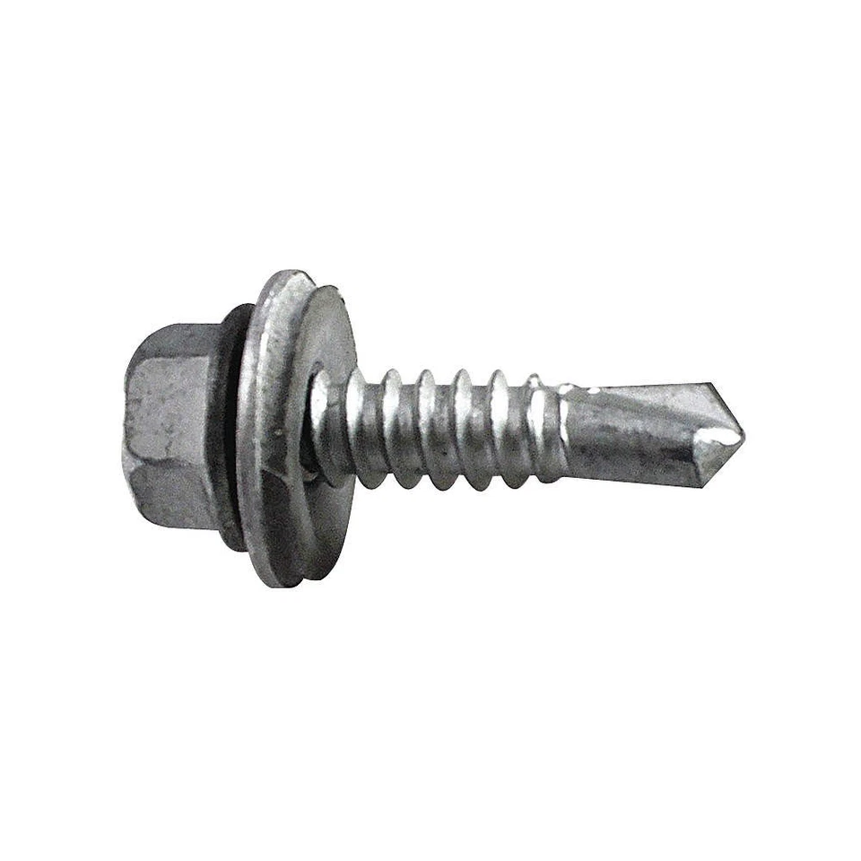 AMERICAN GARAGE DOOR SUPPLY TAOS141W Hinge Screw, Door Mount, 1 in L, PK24 5MVA0 - Image 1 of 1