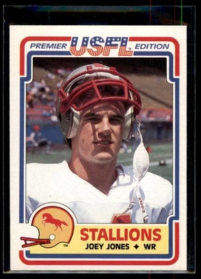 1984 Topps USFL Joey Jones #13 Birmingham Stallions - Image 1 of 2