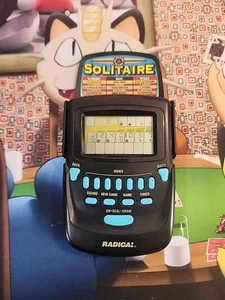 Vintage Radica Solitaire Hand Held Electronic Game Klondike Vegas Working - Picture 1 of 4