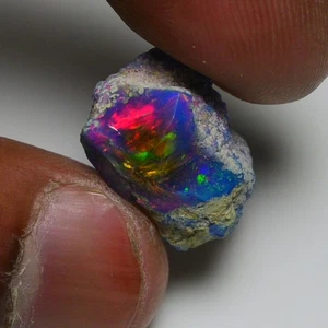 Smooth Blue Opal Rough 14.70 Cts Natural Ethiopian Welo Opal Raw, Jewelry Grade - Picture 1 of 11