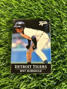 Programma tascabile Detroit Tigers 1997 MLB Baseball - Little Caesars - Foto 1 di 2