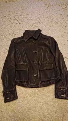 [USED]Kiton leather jacket size 40 FROM JAPAN - Image 1 of 4