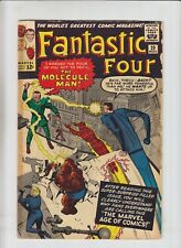 Fantastic Four #20 GD 1st appearance Molecule Man 1963 George RR Martin letter