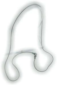 Chain Snake Chain Made of Stainless Steel 0 1/32in 17 23/32in Steel Snake - Picture 1 of 2