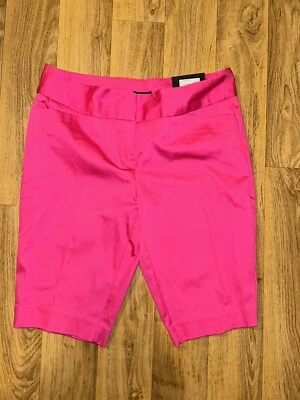 Bermudas Worthington Mujer Talla 8 Rosa Calce Moderno Nuevo con Etiquetas ¡Tan Bonitas!! Foto 1 de 4