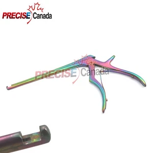 1 PIECE KERRISON CERVICAL RONGEUR 2MM UP BITE 90 DEGREE ANGLE RAINBOW COLOR - Picture 1 of 2