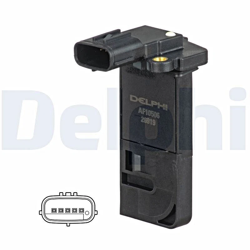DELPHI Mass Air Flow Meter MAF For SUBARU Forester Impreza Legacy V 22680-AA360 - Image 1 of 1