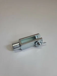 Clevis, Long type with pin fork end M14 Steel Zinc - Picture 1 of 2