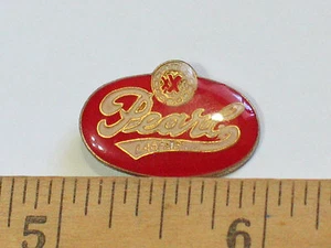 Pearl Lager Beer Pin Vintage - Picture 1 of 3