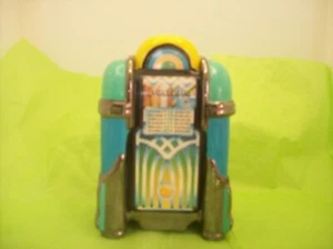 CERAMIC MUSICOLA JUKEBOX MUSICBOX PLAYS "HOUND DOG" 1987 ENESCO - Picture 1 of 8