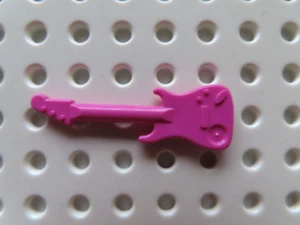 LEGO 1 x Friends Musikinstrument E-Gitarre  11640 dark pink - Bild 1 von 1