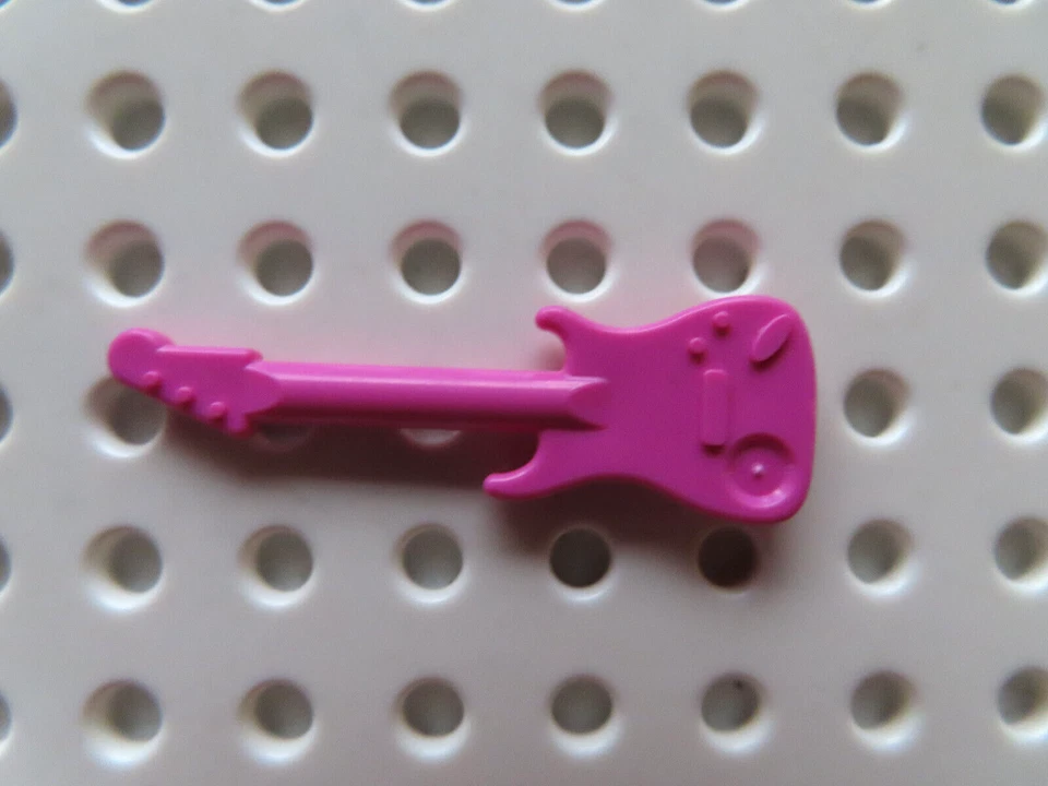 LEGO 1 x Friends Musikinstrument E-Gitarre  11640 dark pink - Bild 1 von 1
