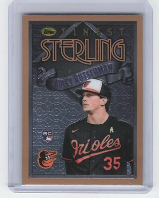 2023 Topps Finest Flashbacks Adley Rutschman #16 Rookie RC Orioles  - Image 1 of 4