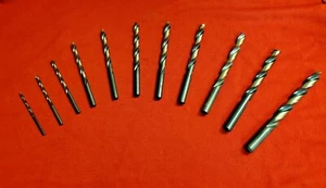 1/16 - 1/2 Various Jobber Fractional Drill Bits USA Black Gold Morse Marxman 384 - Picture 1 of 7