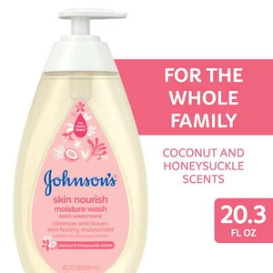 Johnson's Skin Nourish Bath Body Wash for Baby and Toddler Coconut & Honeysuckle - Picture 1 of 3