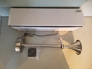Marinco Single Trumpet Horn, 12V, 11028XLP, A-23 - Picture 1 of 8