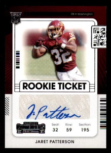 2021 Panini Contenders #263 Jaret Patterson AU RC SP - Picture 1 of 2