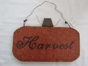 Primitive Style KÜRBIS Schild Ernte rustikal zartes Herz NEU 115528 THT Design - Bild 1 von 7