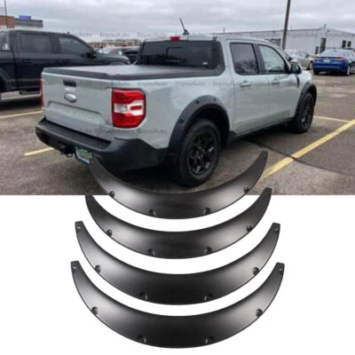 4X 35" For Ford Maverick Universal Extended Fender Flares Wheel Arches 4.3"  - Image 1 of 4