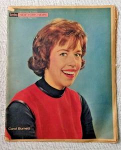 2. Dezember 1962 SUNDAY NEW YORK NEWS COLOROTO MAGAZIN Carol Burnett - vollständig - Bild 1 von 11