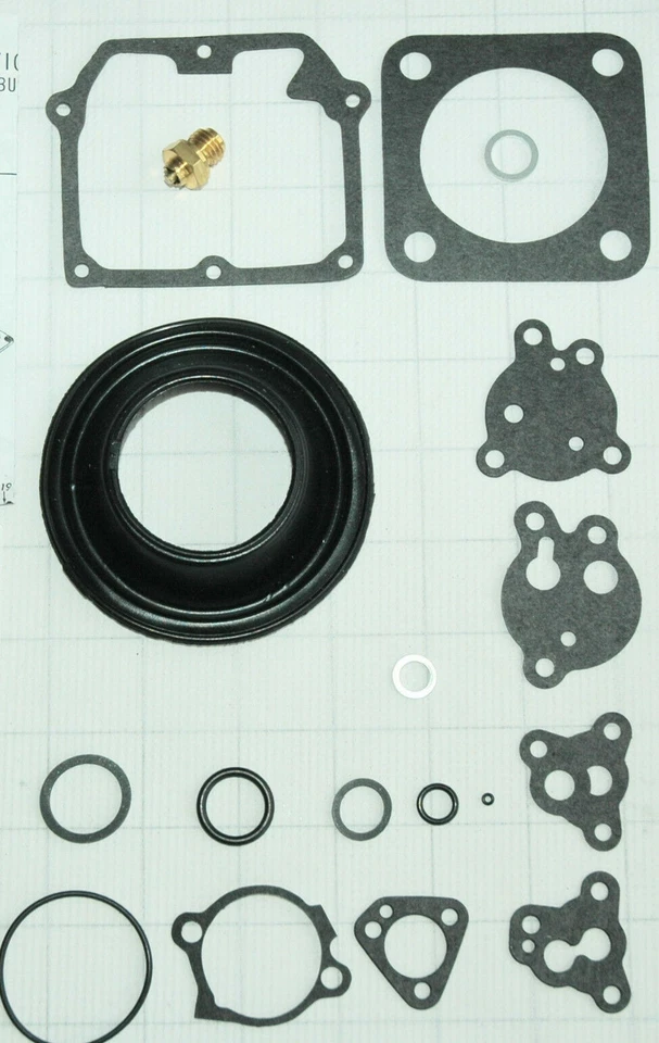 1967-77 JUEGO KIT DE CARBOHIDRATOS JAGUAR XKE XJ6 XJ12 1 BARRIL ZENITH 175CD 4235CC 5343CC 2PC Foto 1 de 1