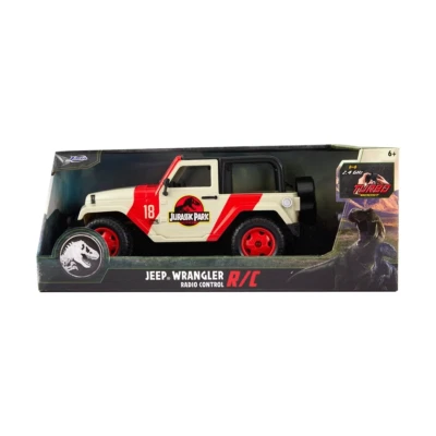 Jurassic Park Wrangler R/C Jeep Wrangler Remote Control Car New Gift 6+ - Image 1 of 4