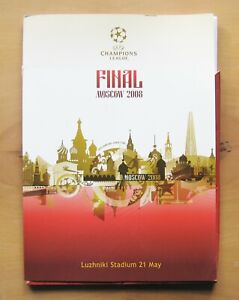 2008 Champions League Final CHELSEA v MANCHESTER UNITED Press Pack *Good Cond*