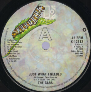The Cars – Just What I Needed - 7" Vinyl - 1978 - Elektra Records