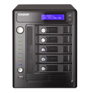 QNAP TS-509 Pro Turbo NAS 1.6GHz 1GB DDRII RAM 128MB 5x BAY - Bild 1 von 5