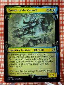 Erestor of the Council - Showcase Scrolls R Magic The Gathering Commander: The Lord of the Ri - Imagen 1 de 1