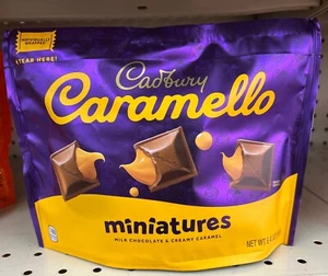 Caramello Miniatur von Cadbury Milchschokolade 6,4 Unzen Beutel - Bild 1 von 2