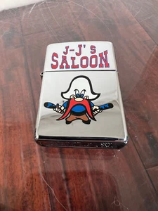RARE 2000 Zippo Lighter JJ's Saloon Yosemite Sam 41/50 Unstruck Never Fired HTF - Picture 1 of 12