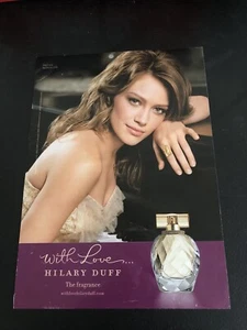 Pubblicità Hilary Duff 2008 per Con Amore Hilary Duff - Pubblicità Profumi Rivista - Foto 1 di 1