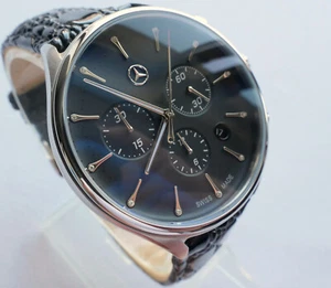 Mercedes Benz Classic Business Sport Car Accessory Swiss Made Chronograph Watch - Picture 1 of 24
