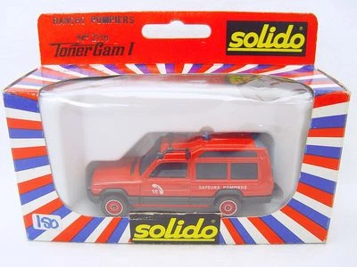 Solido TONERGAM 1:43 SIMCA RANCHO POMPIERS FIRE SERVICE Chief Support Car MIB`80 - Image 1 of 2