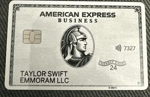 Taylor Swift American Express Card Swifty! Real Metal Card Issued By American Ex - Picture 1 of 7