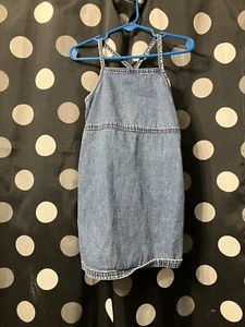 Girls Gap Denim Dress Size Xxs - Picture 1 of 4
