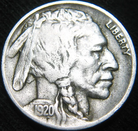 Original Tougher SHARP Date 1920-D BUFFALO NICKEL 5¢ FREE S&H! JO17MI Cover