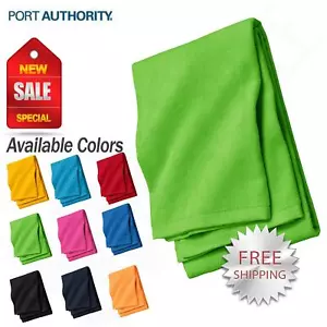 Port Authority Beach Towel 100% USA cotton Terry Velour 35 inch x 62 inch PT42 - Picture 1 of 12